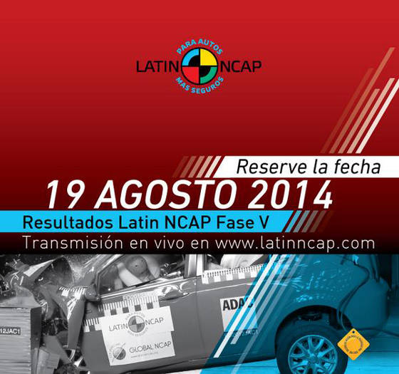 LatinNCAP anunciará los resultados de otros 5 modelos y endurece los test 