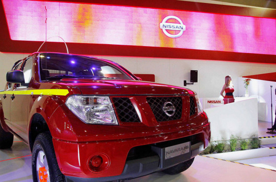 Stand de Nissan Chile en la Fenatran 2014