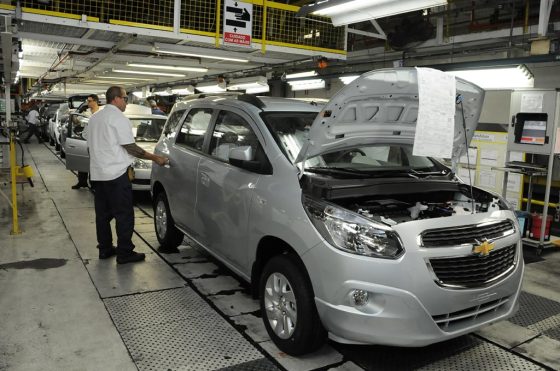 Producción del Chevrolet Spin en Brasil