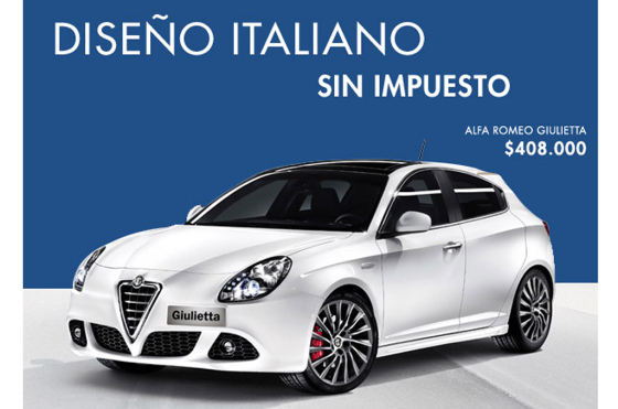 Alfa Romeo ofrece la Giulietta sin impuesto