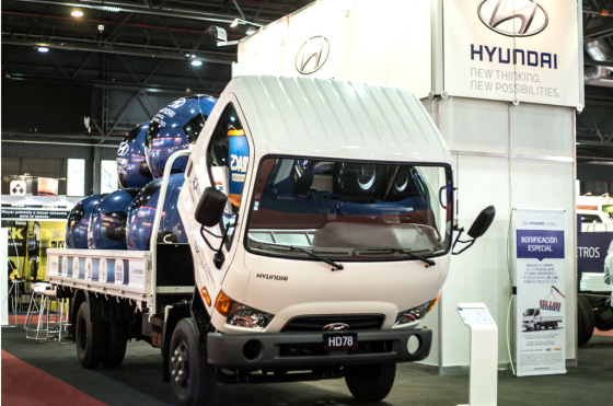 Hyundai HD78 en Expo Transporte 2014