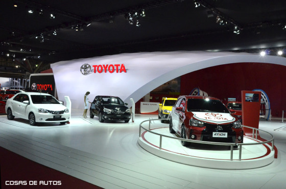 Stand de Toyota en el Salón de San Pablo 2014