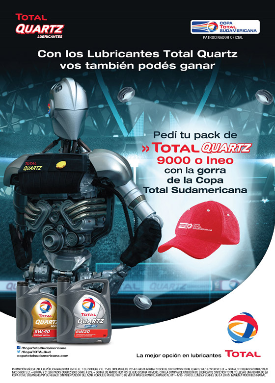 Promo Total Quartz Copa Sudamericana