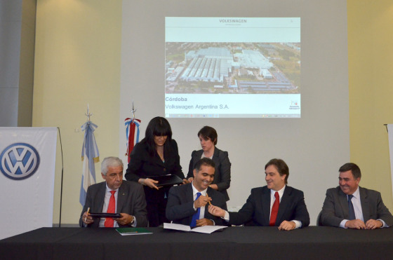 Volkswagen firmó un acuerdo con el Banco de Córdoba