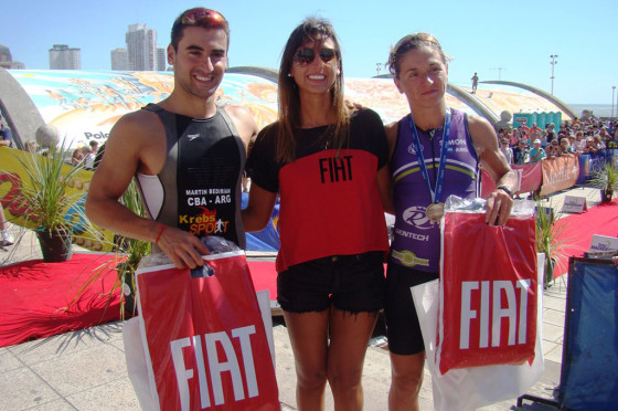 Fiat acompañó el Triatlón Olímpico de Mar del Plata 2015