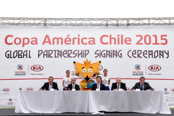 Kia será sponsor de la Copa América Chile 2015