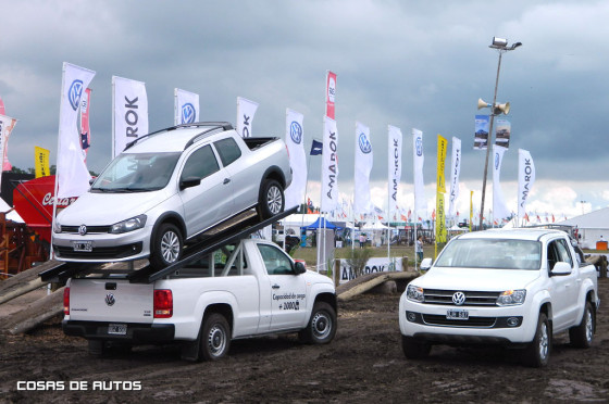 Stand de Volkswagen en ExpoAgro 2015
