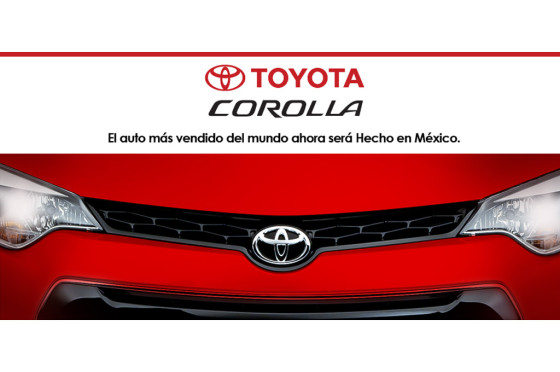 Toyota fabricará el Corolla en México