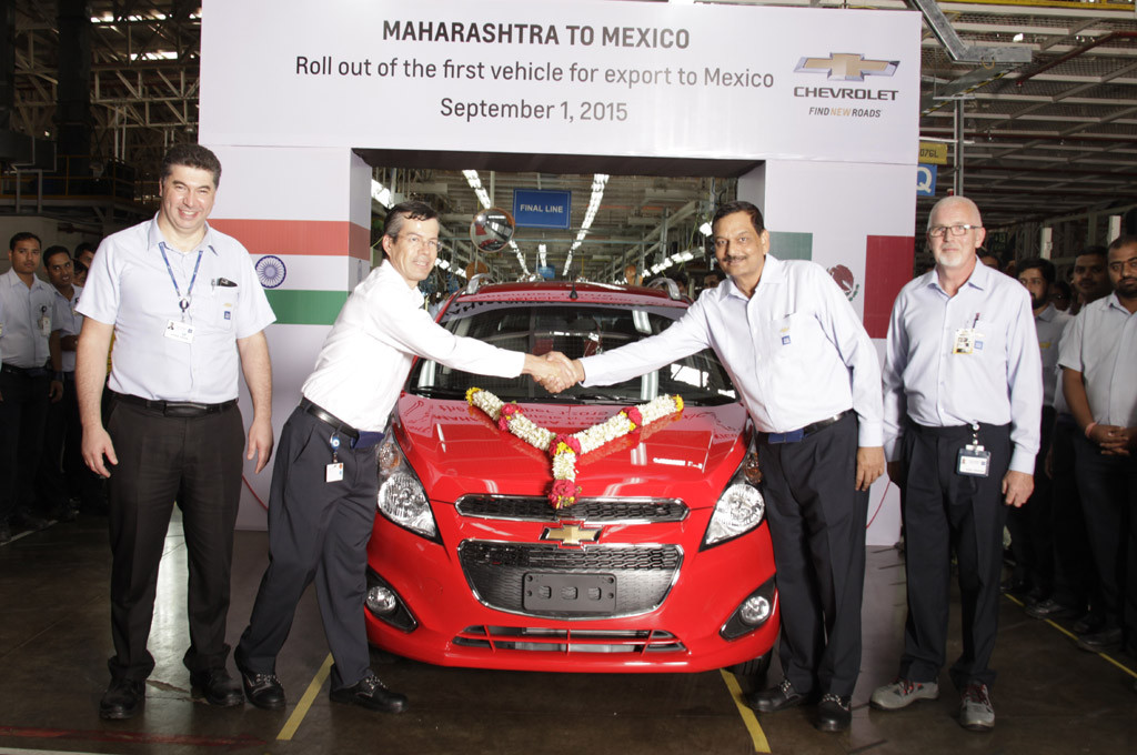 GM India ya exporta el Spark a México