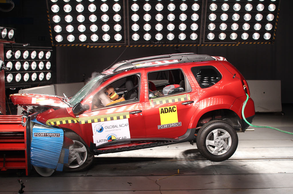 Renault Duster en los test de Latin NCAP