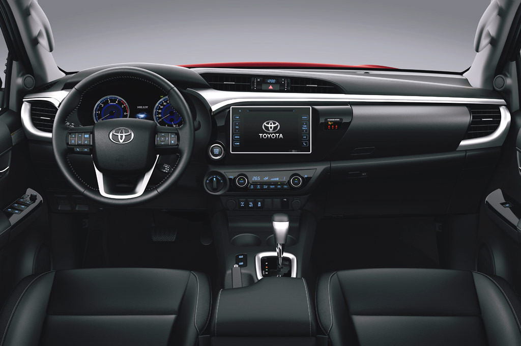 Interior de la Nueva Toyota Hilux SRX