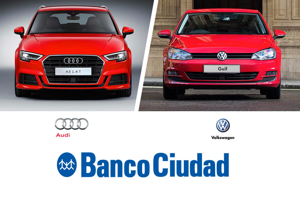 Alianza de VW y Banco Ciudad para comprar vehículos Volkswagen y Audi financiados
