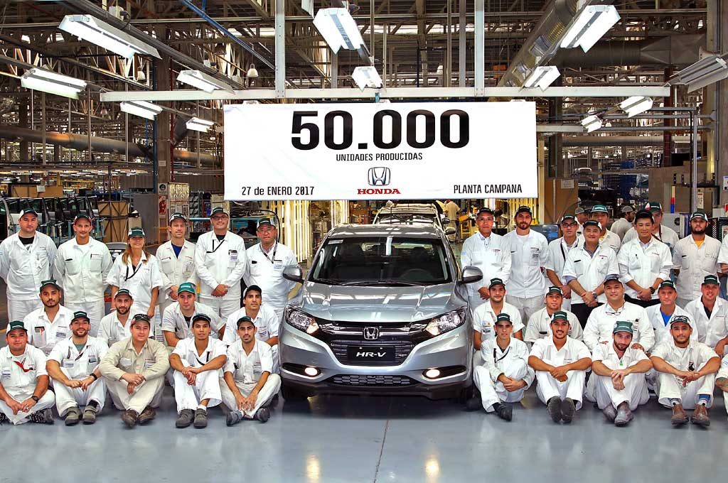 Honda Argentina 50 mil unidades