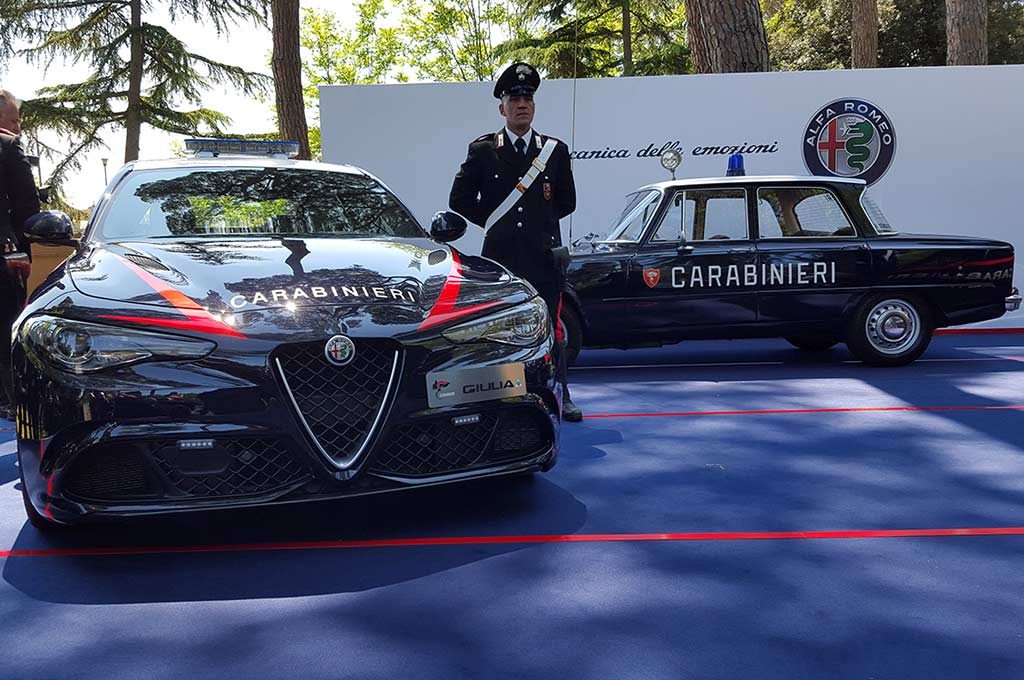 Alfa Romeo Giulia de los Carabinieri