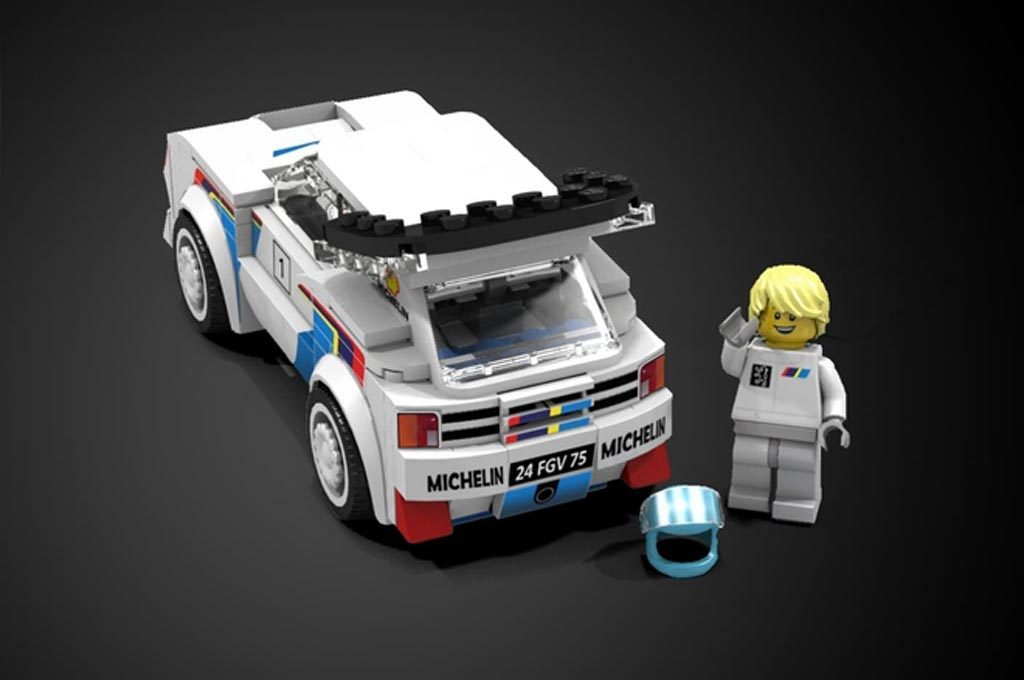 Peugeot 205 T16 en Lego