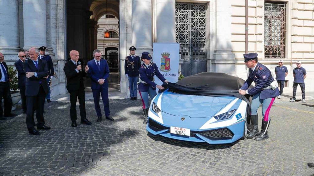 Lamborghini Huracán de la Policía de Bolonia