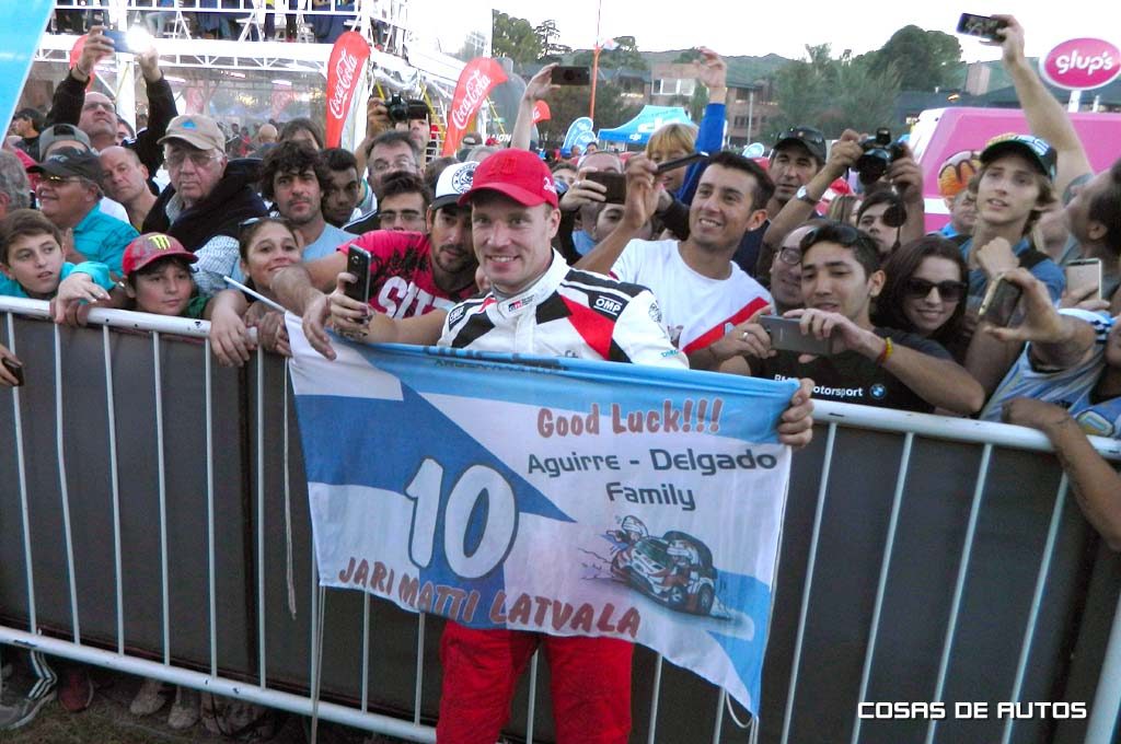 Latvala en el Rally de Argentina