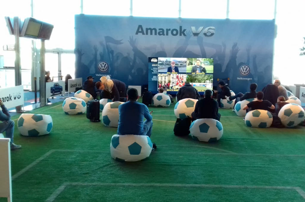 Estadio Amarok en Ezeiza durante el Mundial 2018