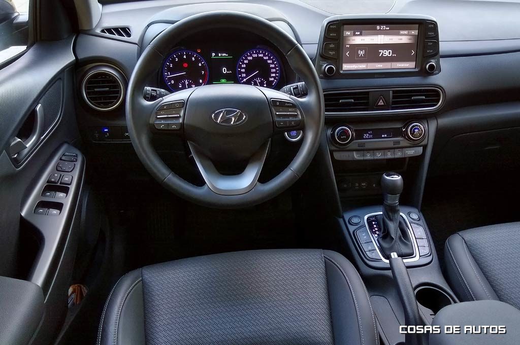 Interior del Hyundai Kona - Foto: Cosas de Autos
