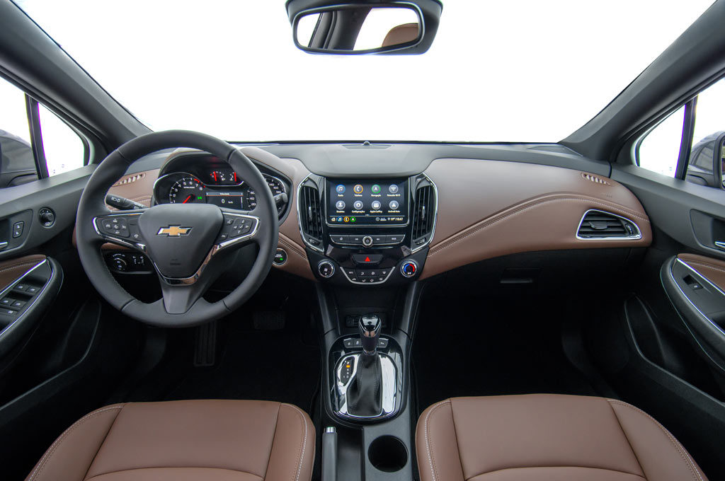 Interior del Chevrolet Cruze Premier