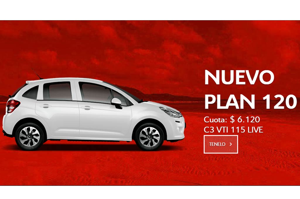 Círculo Citroën - Plan 120 cuotas