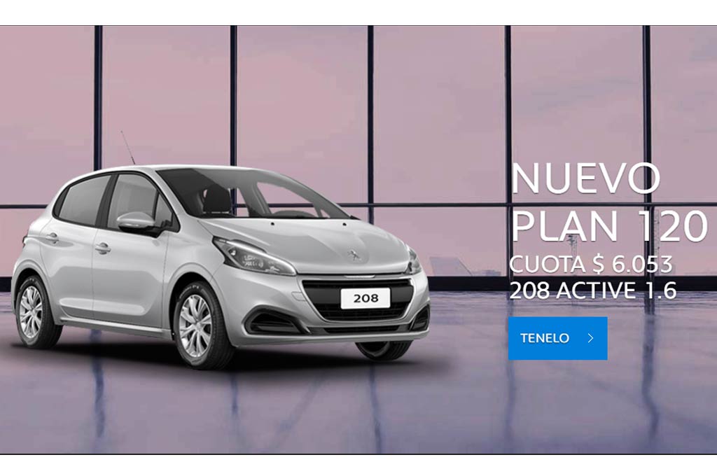 Peugeot Autoplan - Plan 120 cuotas