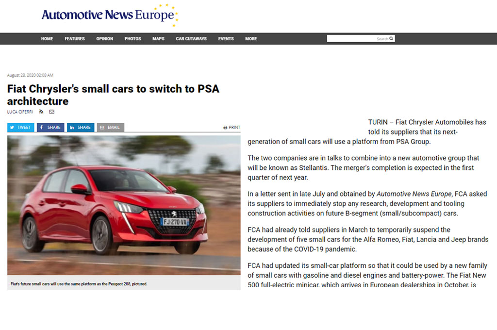 FCA CMP Automotive News