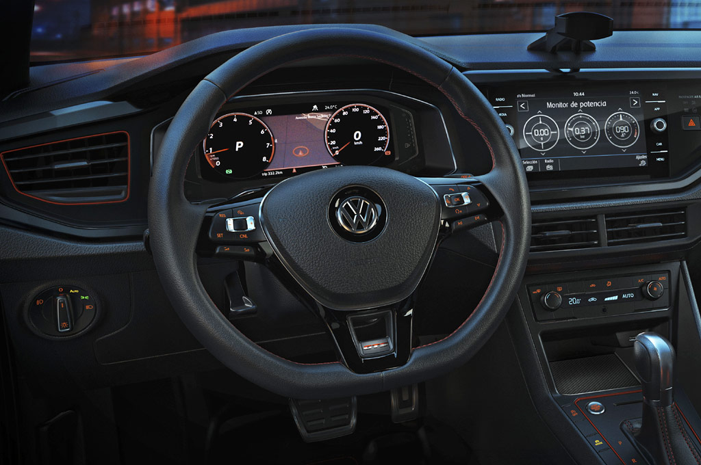 Interior de los VW Polo y Virtus GTS