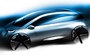 El Ãºnico sketch oficial que se conoce por el momento del BMW Megacity