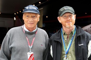Niki Lauda y Ron Howard - Foto: Formula1.com