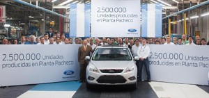 2.5 millones de unidades producidas por Ford en Pacheco.