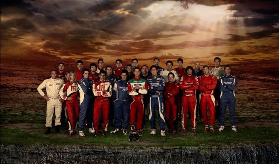 Los pilotos de la temporada 2012 del rally argentino.