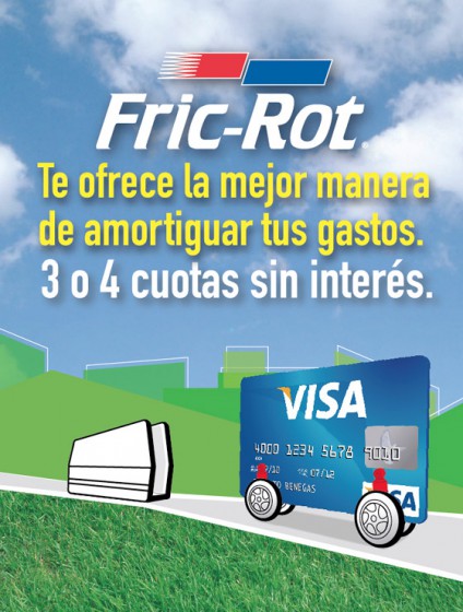 Promo Fric-Rot: amortiguadores hasta en 4 cuotas sin interés con Visa
