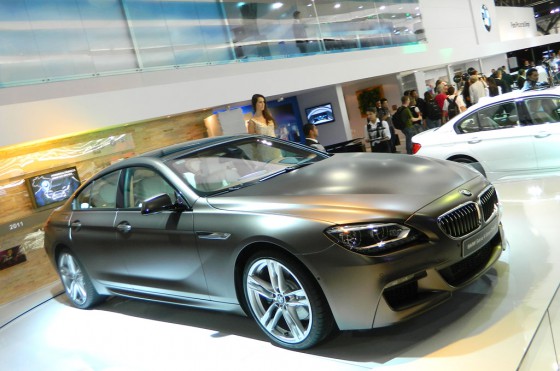 El BMW 650 Gran Coupe presentado en el Salón de San Pablo 2012.