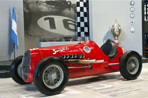 El Volpi-Chevrolet con el que Fangio corrió en Fuerza Libre.