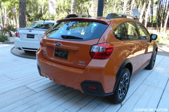El Subaru New XV en el stand de Cariló. Foto: Cosas de Autos