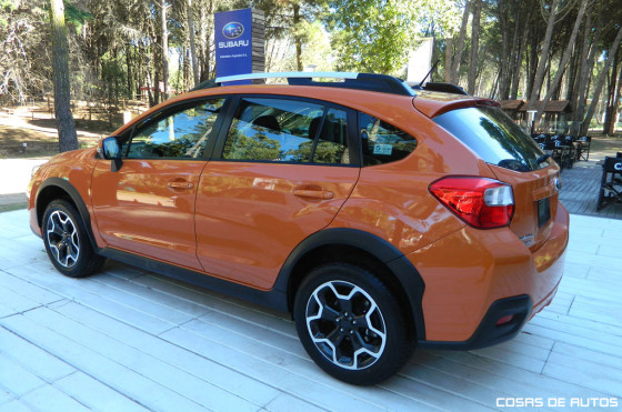 El Subaru New XV en el stand de Cariló. Foto: Cosas de Autos
