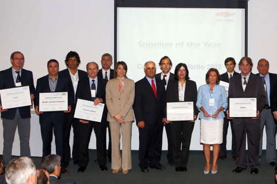 Argentina: General Motors premió a sus mejores proveedores de 2012