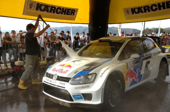 Rally de Argentina: lso autos se lavan con la tecnología de Kärcher