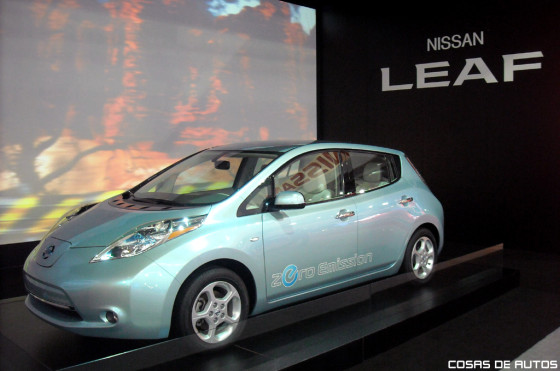Nissan Leaf en el Salón de San Pablo 2010.