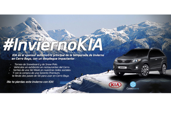 Invierno 2013: Kia Argentina, sponsor de múltiples atracciones en el Cerro Bayo