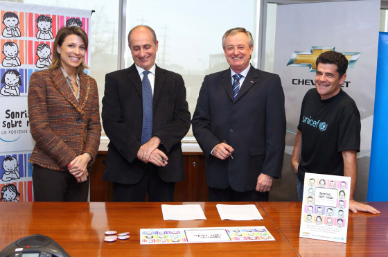 Chevrolet y UNICEF presentan "Sonrisas sobre Ruedas, un porvenir en marcha"