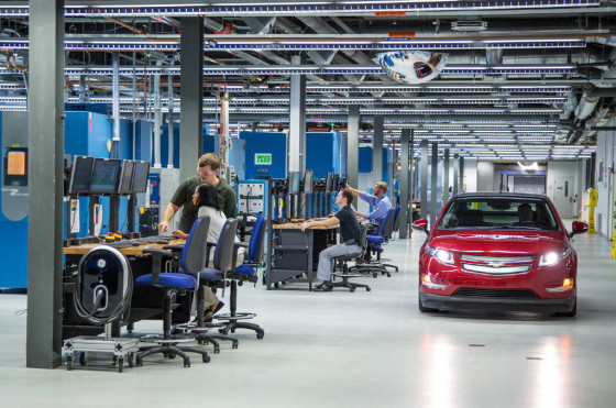 Laboratorio Mundial de Sistemas de Batería de GM, en Michigan.