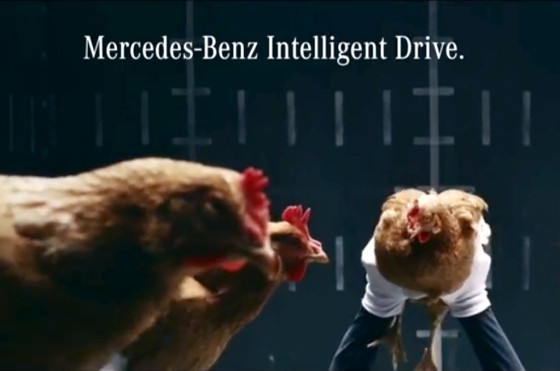 Los gallos de Mercedes-Benz