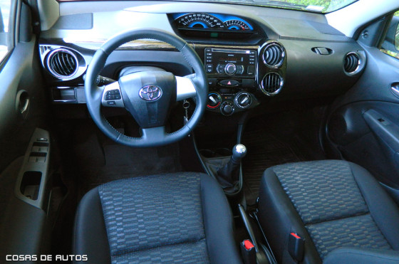 Test del Toyota Etios - Foto: Cosas de Autos