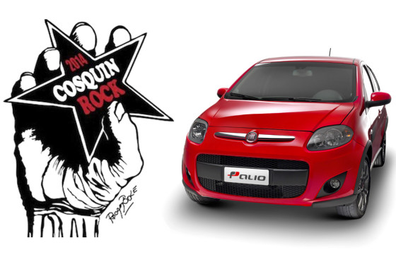 Nuevo Fiat Palio, auto oficial de Cosquín Rock 2014