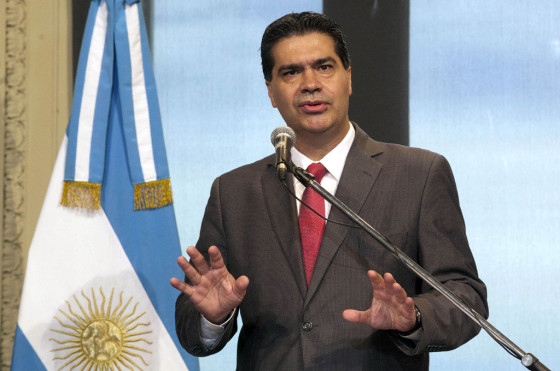 Jorge Capitanich, jefe de Gabinete de ministros de la Nación
