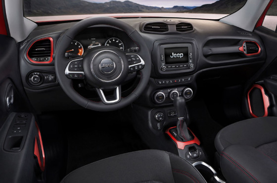 Interior del Jeep Renegade