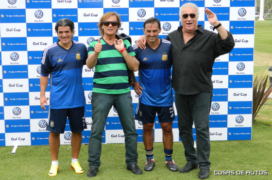 Ortega, Veira, Latorre y Basile, las celebridades que le pusieron color al evento de VW.