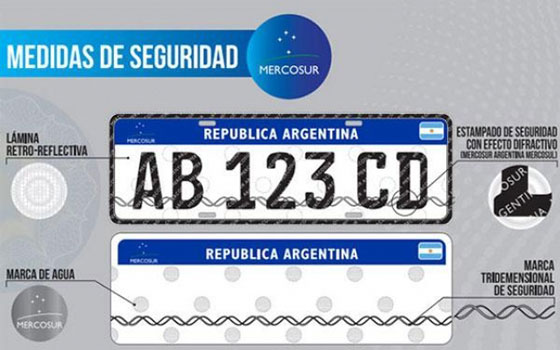 Nueva Patente Mercosur
